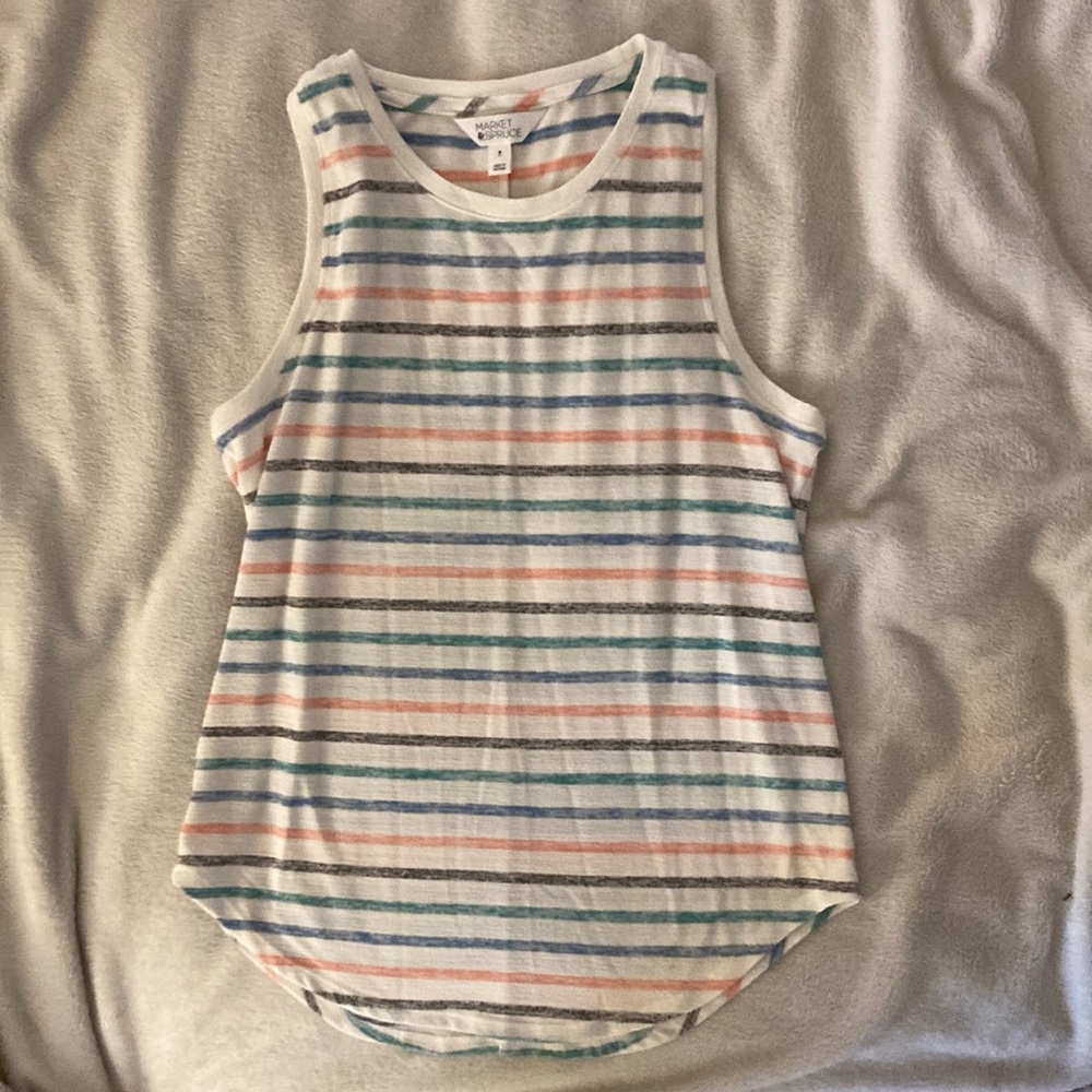 Market Spruce knit tank top Medium
